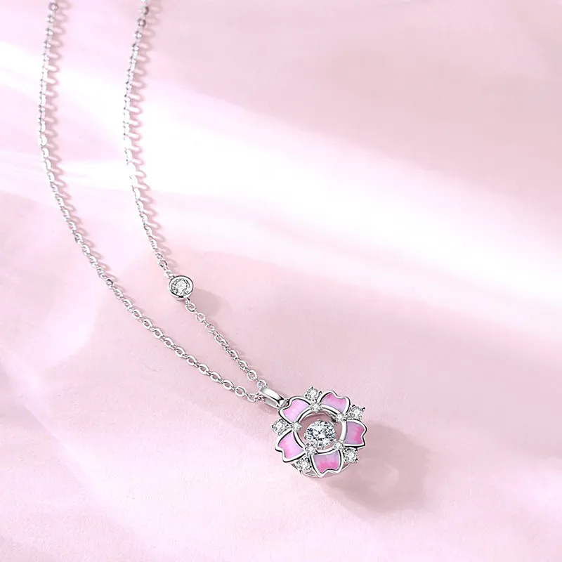 LOVE WHEEL S925 Silver Necklaces Women's-3