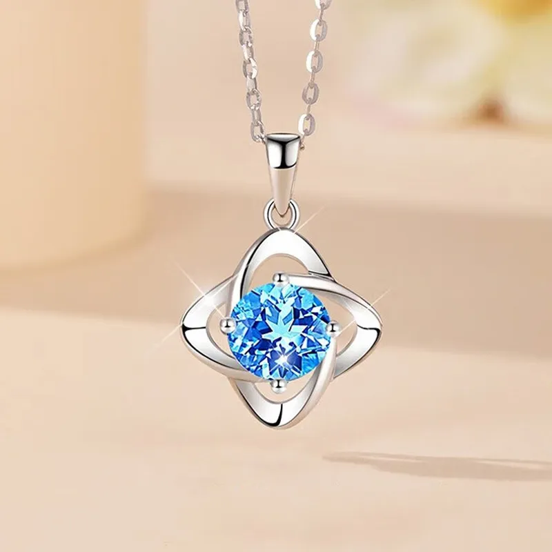 LOVE WHEEL S925 Silver Necklaces Women's-1