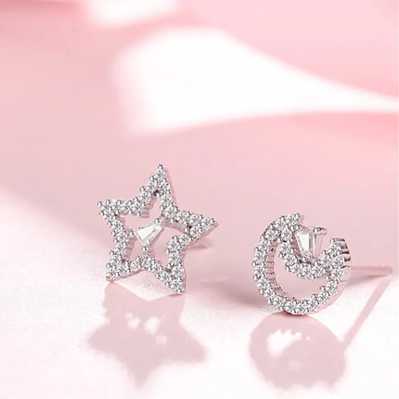 LOVE WHEEL S925 Silver Stud Earrings Women's-2