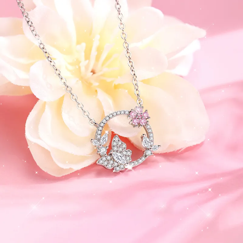LOVE WHEEL S925 Silver Necklaces Women's-2