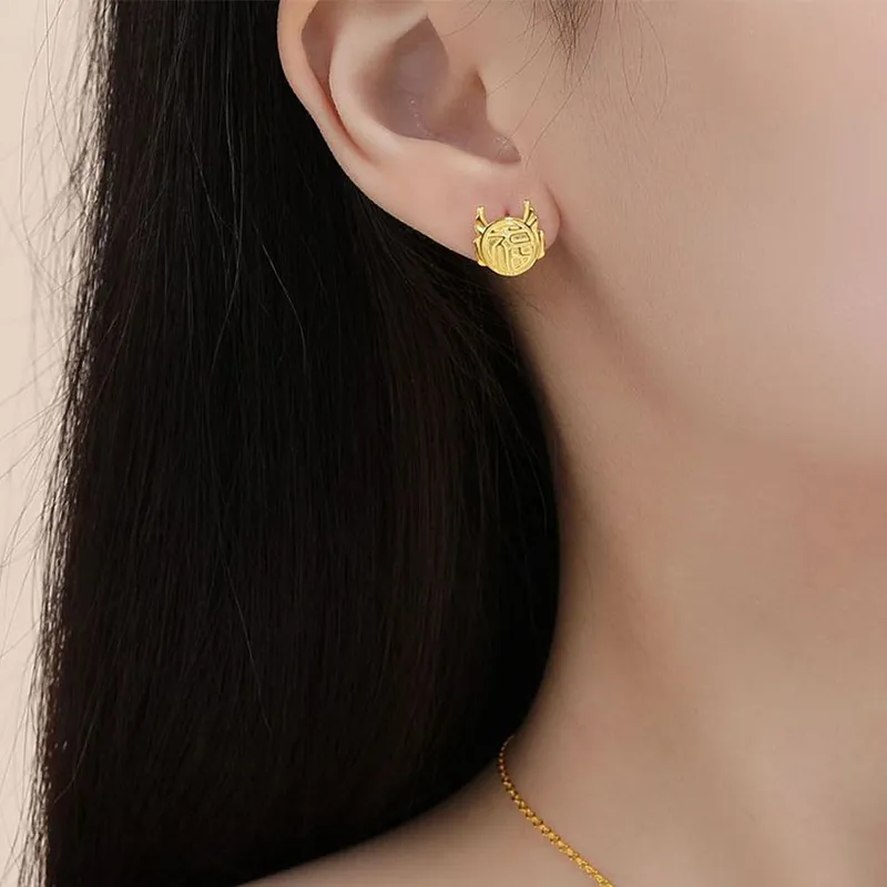 LOVE WHEEL S925 Stud Earrings Women's-1