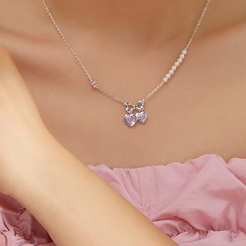 LOVE WHEEL S925 Silver Necklaces Women's-1