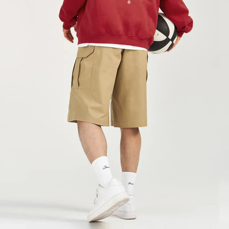 FUTURE MAKER Casual Shorts Unisex Khaki-1