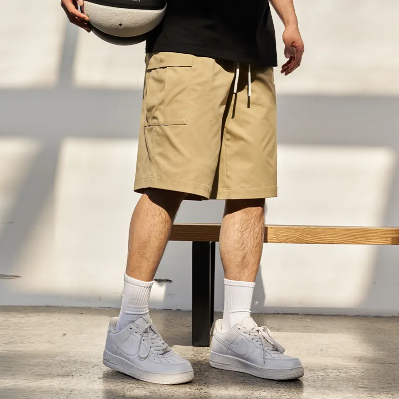 FUTURE MAKER Casual Shorts Unisex Khaki-0