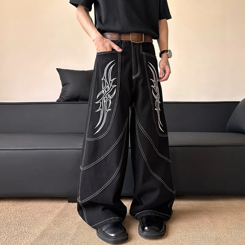 DJ.SPIRIT Jeans Unisex Black-3