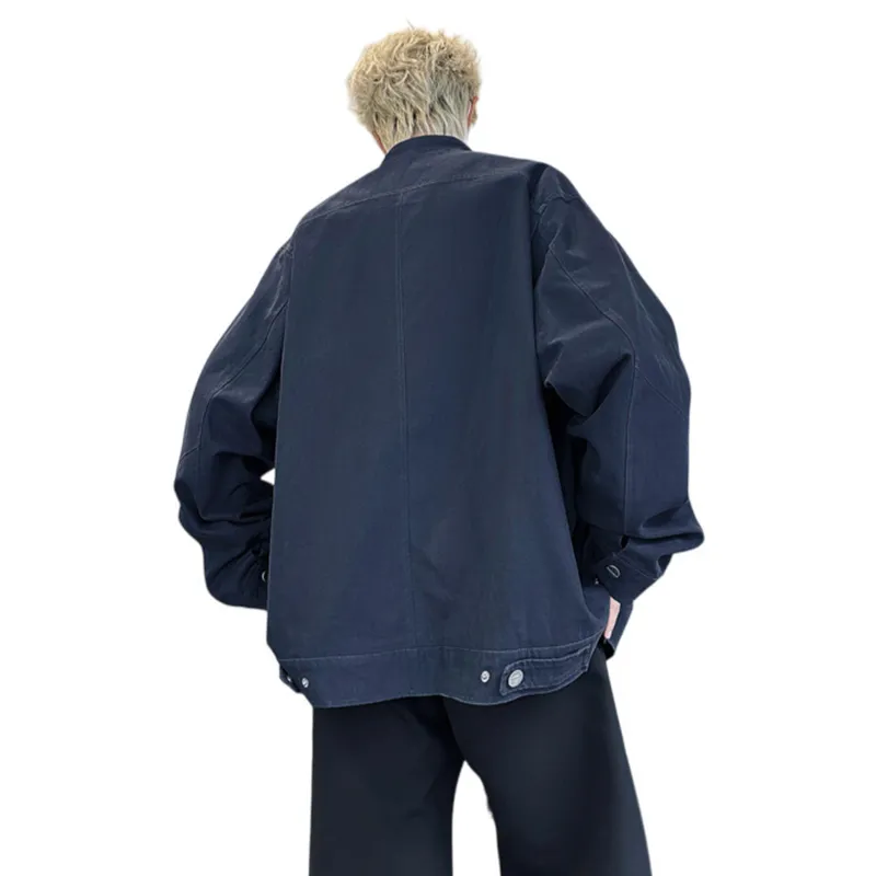DJ.SPIRIT Jackets Coats Unisex Gray White-6