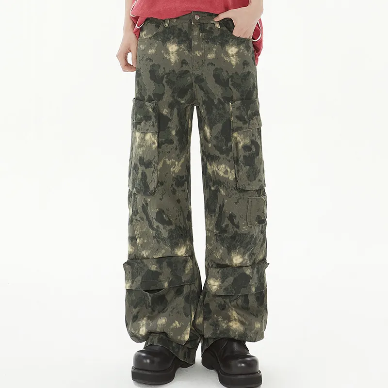 DJ.SPIRIT Cargo Pants Unisex Camouflage-2