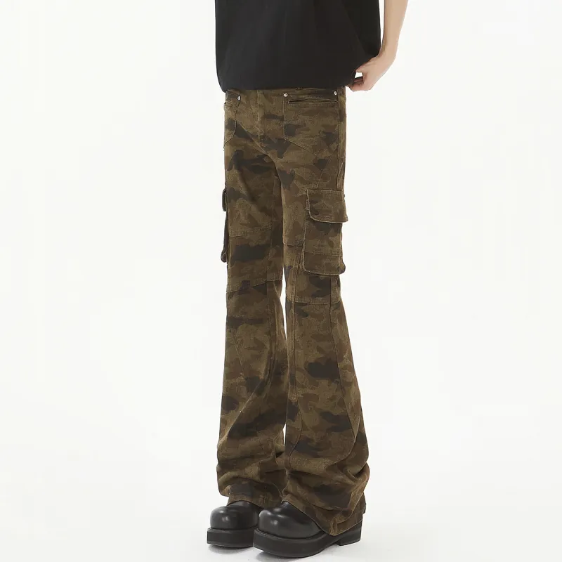 DJ.SPIRIT Cargo Pants Unisex Camouflage-1