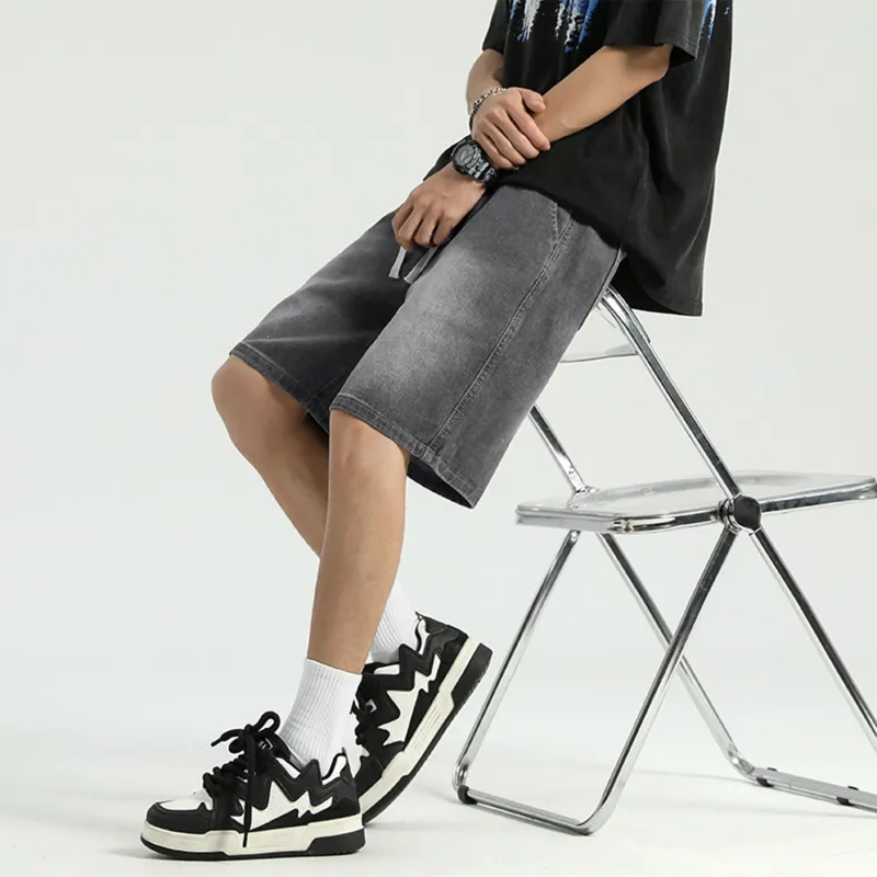 DJ.SPIRIT Denim Shorts Unisex-11
