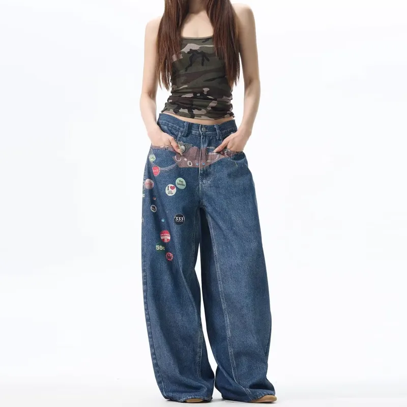 DJ.SPIRIT Jeans Unisex Blue-1