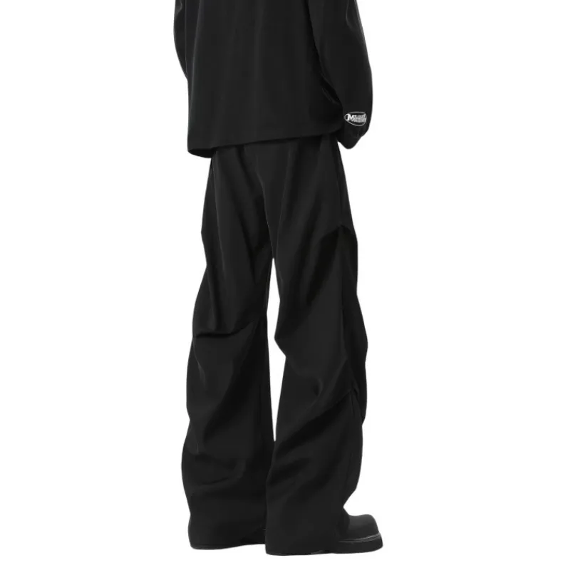 DJ.SPIRIT Casual Pants Unisex Black-1
