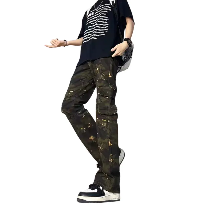 DJ.SPIRIT Cargo Pants Unisex Camouflage-2
