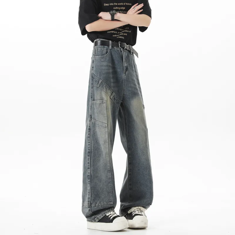 DJ.SPIRIT Jeans Unisex Washed Color-4