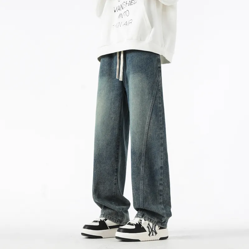 DJ.SPIRIT Jeans Unisex Vintage Blue-2