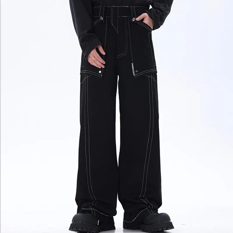 DJ.SPIRIT Jeans Unisex Black-1