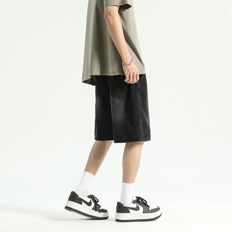 DJ.SPIRIT Denim Shorts Unisex-17