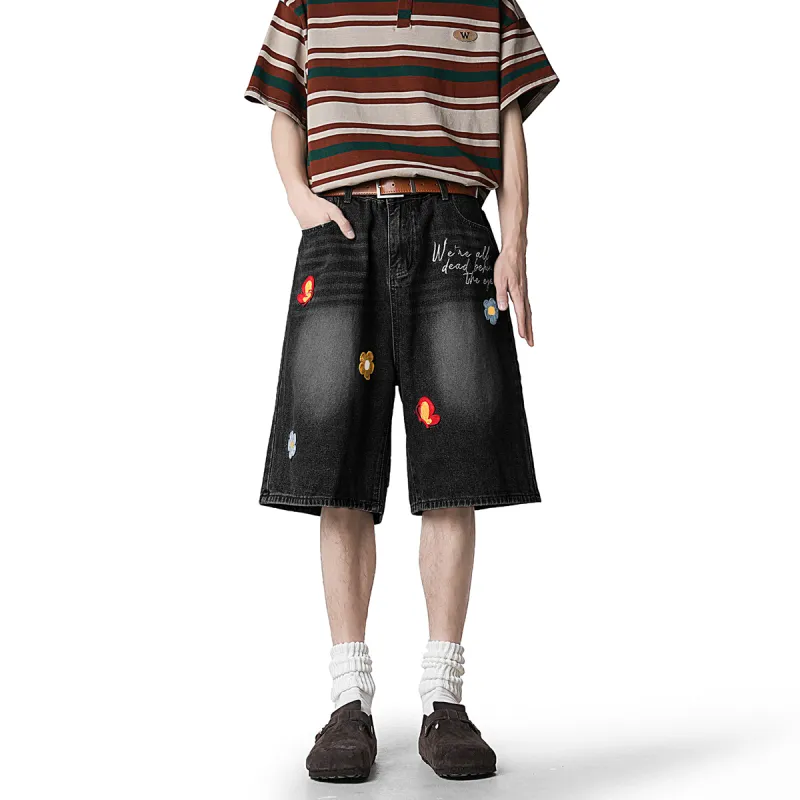 DJ.SPIRIT Denim Shorts Unisex-2