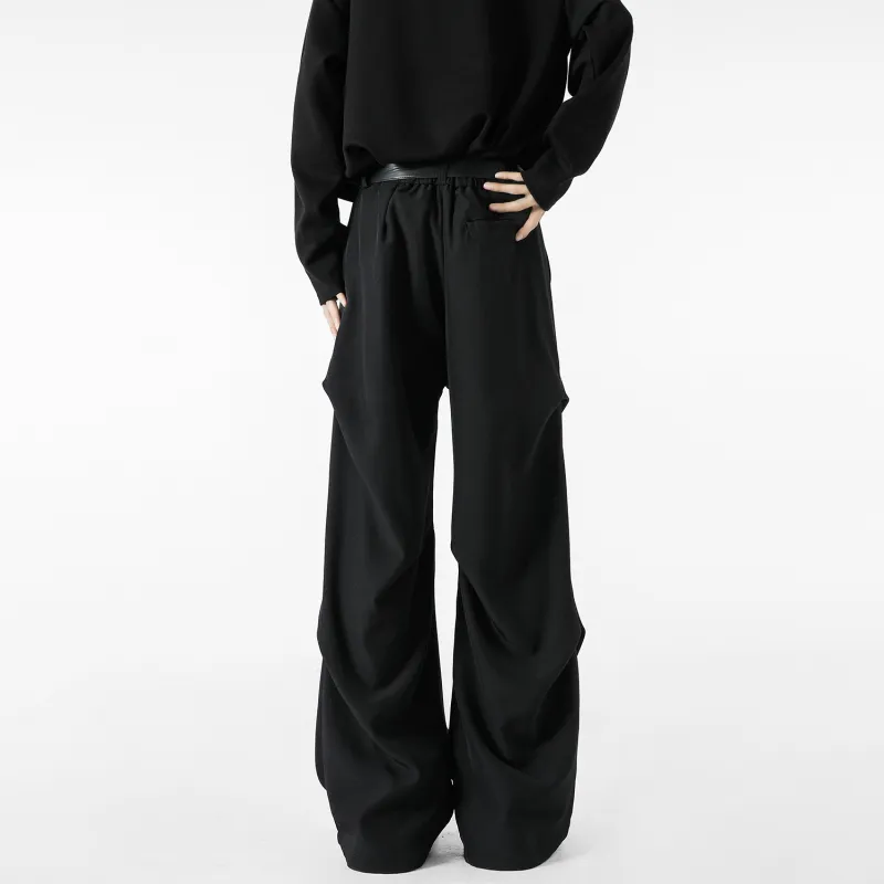 DJ.SPIRIT Casual Pants Unisex Black-4
