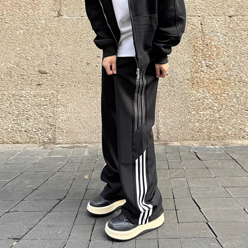 DJ.SPIRIT Casual Pants Unisex Black-4