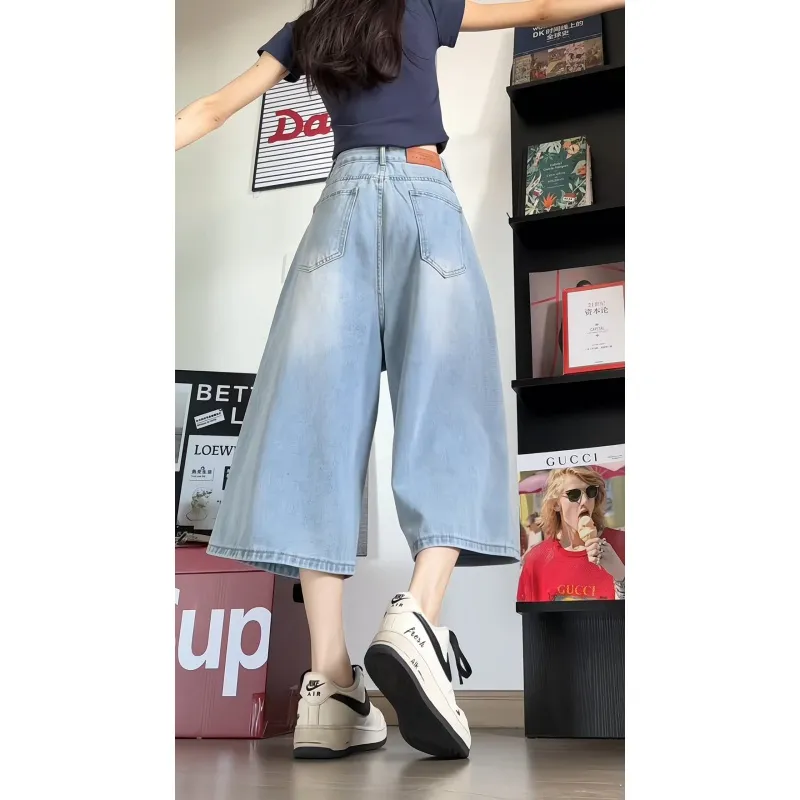 DJ.SPIRIT Denim Shorts Unisex-13