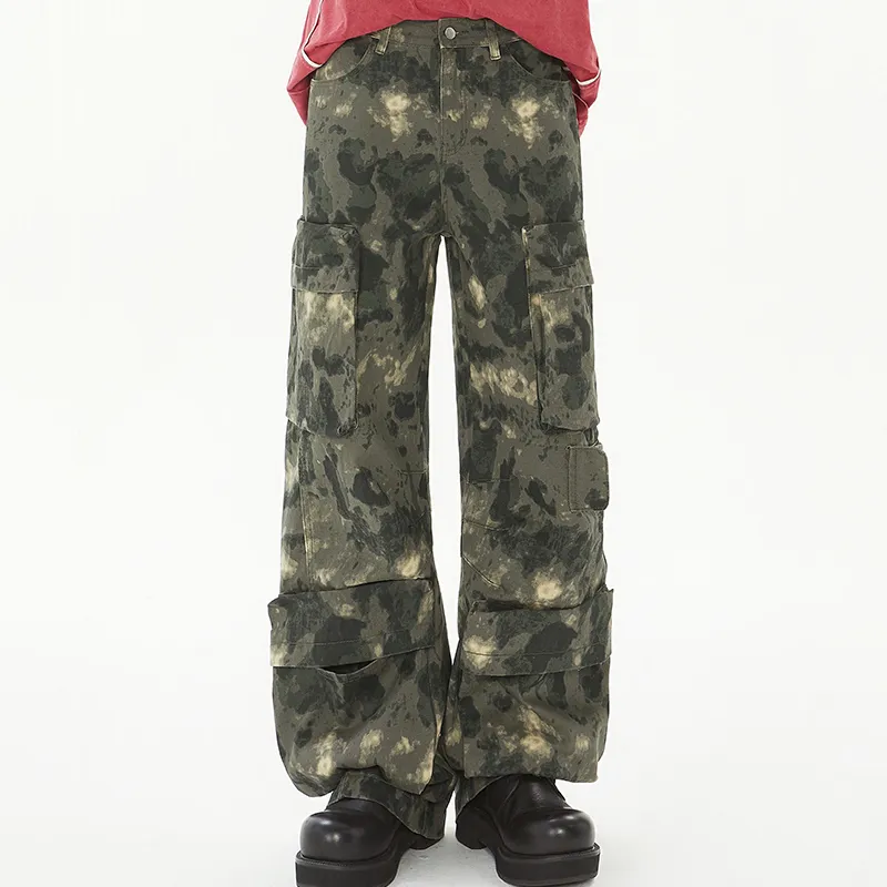DJ.SPIRIT Cargo Pants Unisex Camouflage-6