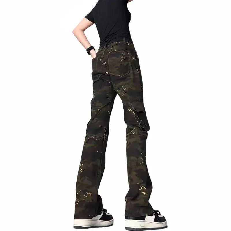 DJ.SPIRIT Cargo Pants Unisex Camouflage-3