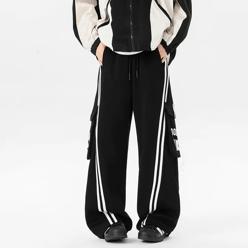 DJ.SPIRIT Cargo Pants Unisex Black-4