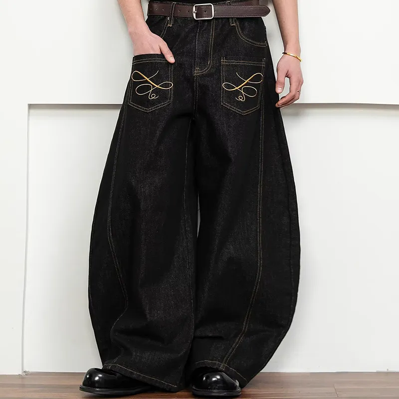 DJ.SPIRIT Jeans Unisex Black-3