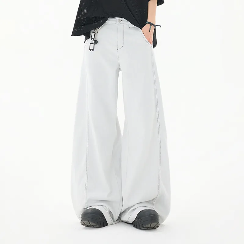 DJ.SPIRIT Jeans Unisex White-5