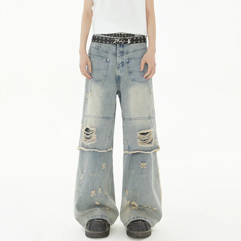 DJ.SPIRIT Jeans Unisex Yellow Mud-3