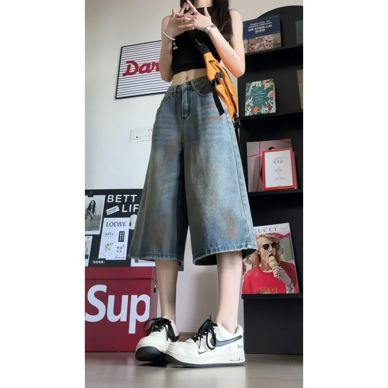 DJ.SPIRIT Denim Shorts Unisex-3