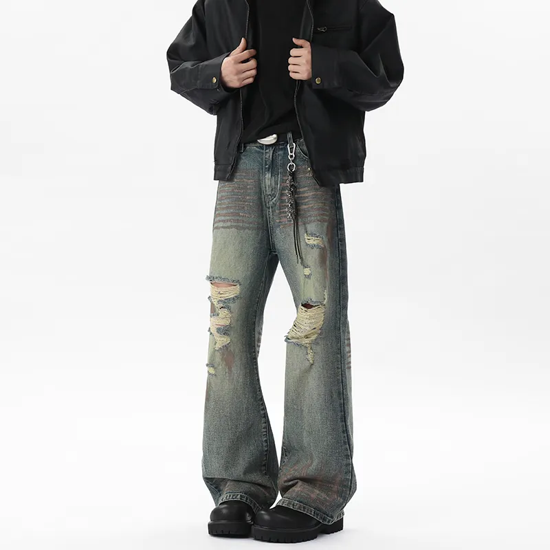 DJ.SPIRIT Jeans Unisex Vintage Blue-6