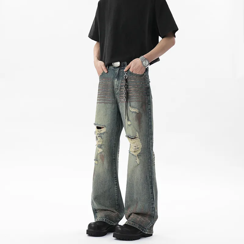 DJ.SPIRIT Jeans Unisex Vintage Blue-3