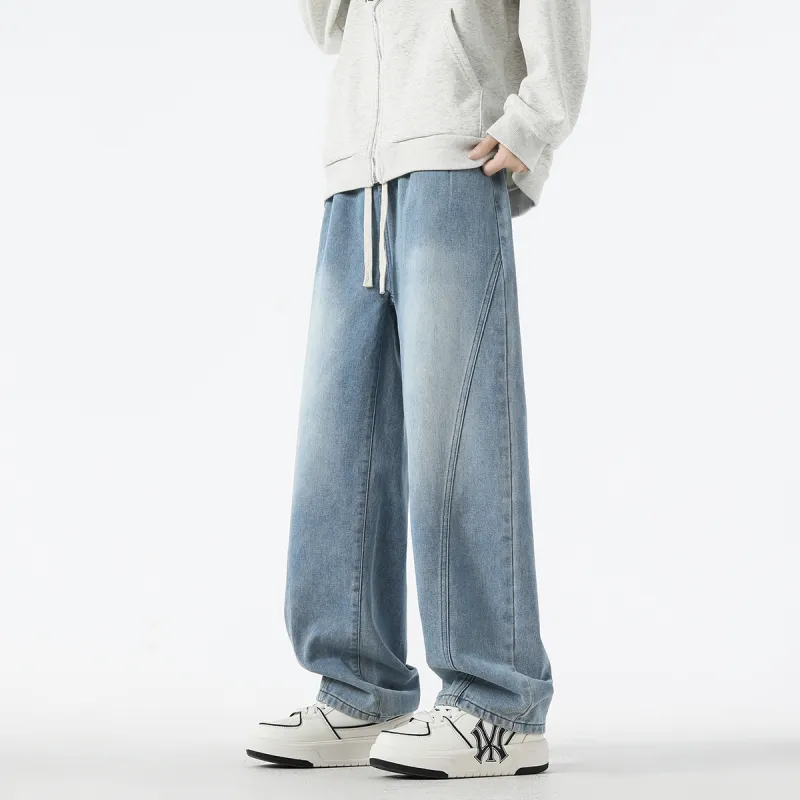 DJ.SPIRIT Jeans Unisex Vintage Blue-10