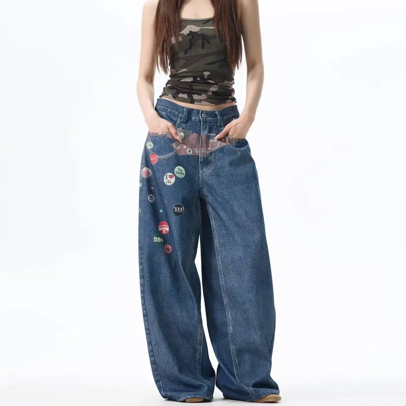 DJ.SPIRIT Jeans Unisex Blue-3