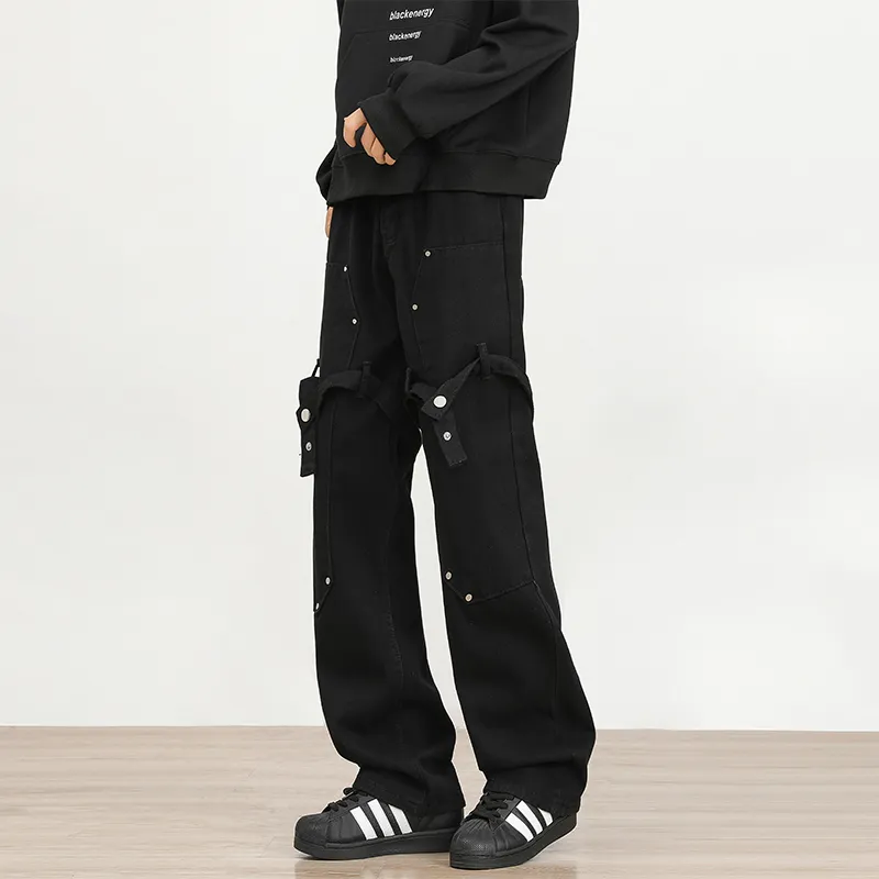 DJ.SPIRIT Jeans Unisex Black-3