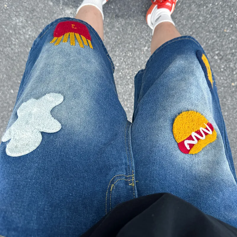 DJ.SPIRIT Denim Shorts Unisex-9