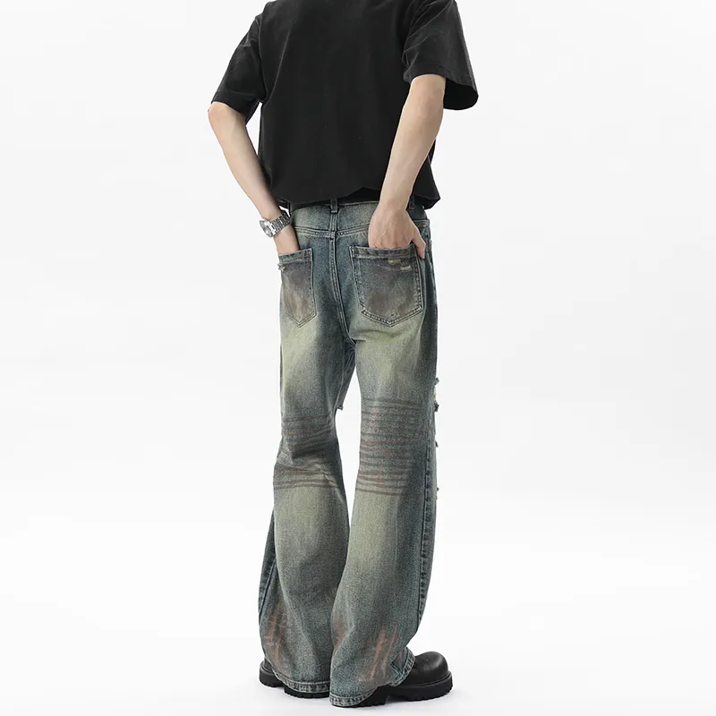 DJ.SPIRIT Jeans Unisex Vintage Blue-5