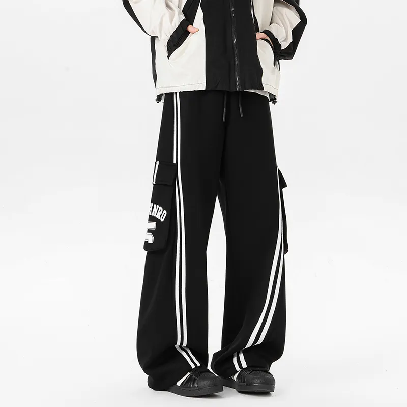 DJ.SPIRIT Cargo Pants Unisex Black-1