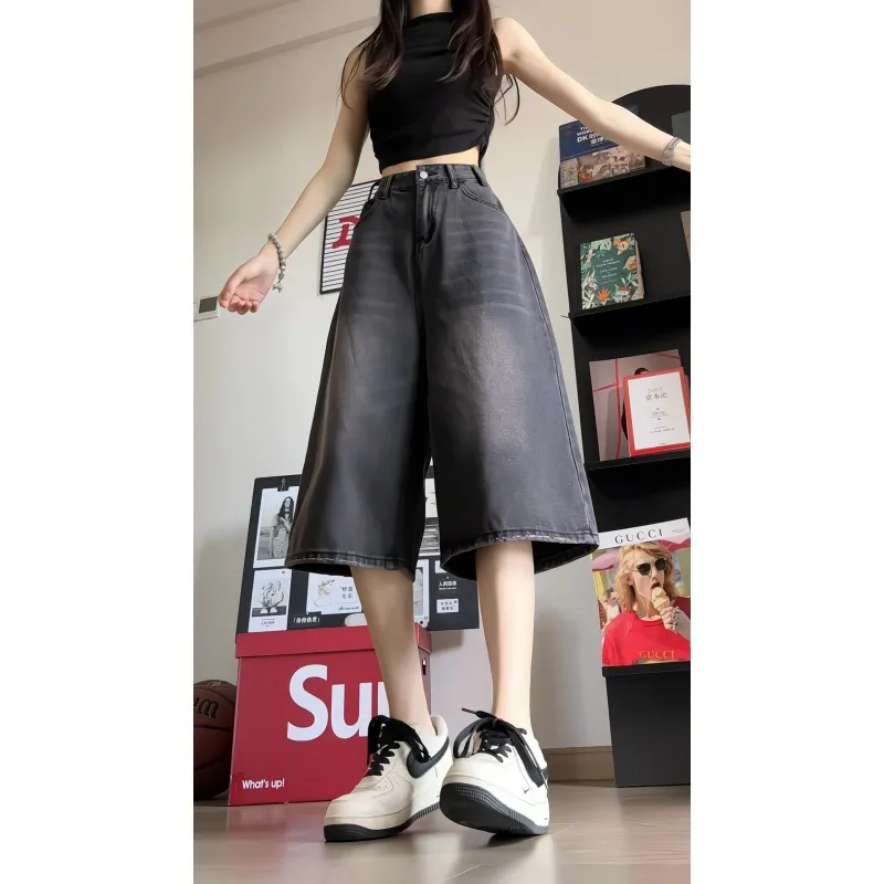 DJ.SPIRIT Denim Shorts Unisex-17