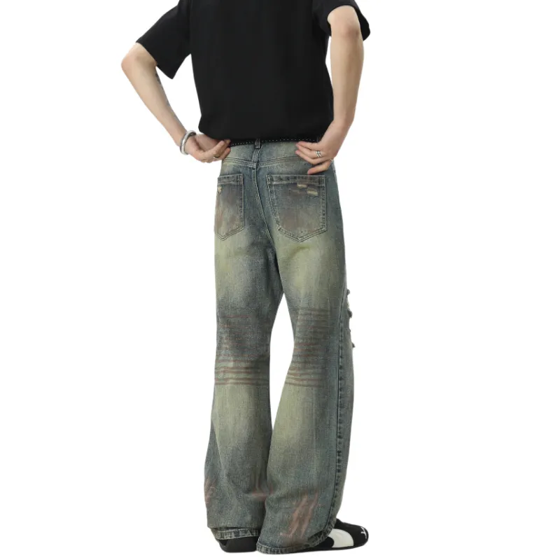 DJ.SPIRIT Jeans Unisex Vintage Blue-1