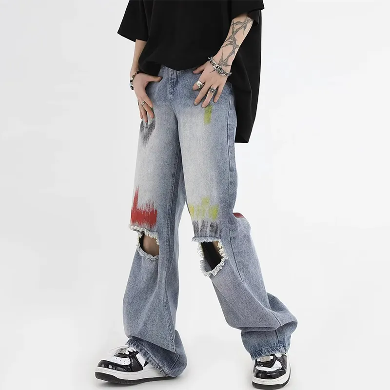 DJ.SPIRIT Jeans Unisex Blue-4
