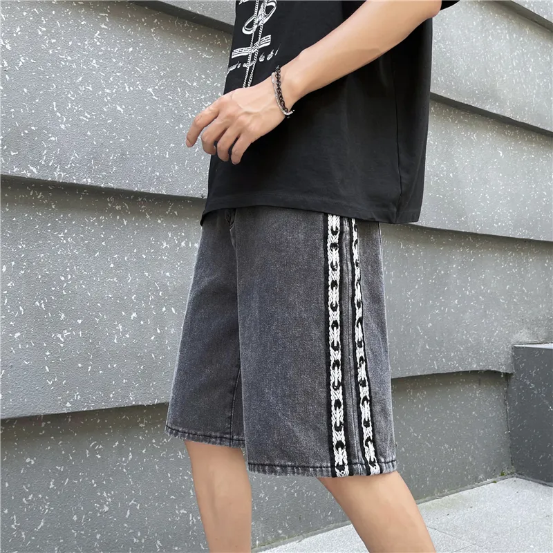 DJ.SPIRIT Denim Shorts Unisex-11