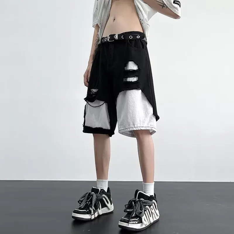 DJ.SPIRIT Denim Shorts Unisex-2