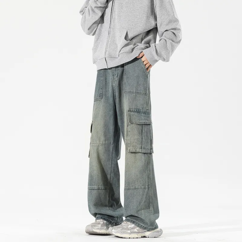 DJ.SPIRIT Jeans Unisex Blue-2