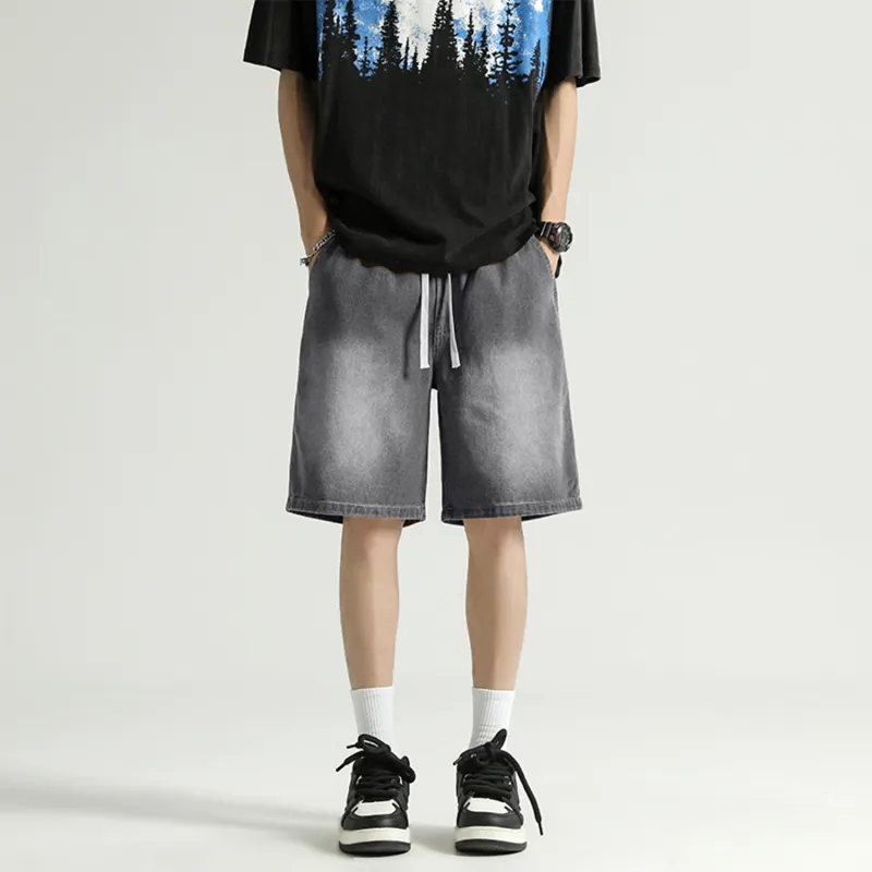 DJ.SPIRIT Denim Shorts Unisex-8