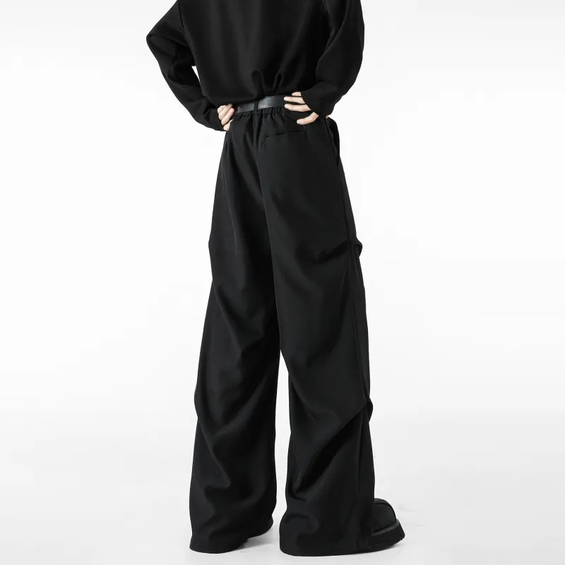 DJ.SPIRIT Casual Pants Unisex Black-3