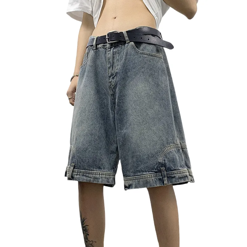 DJ.SPIRIT Denim Shorts Unisex-3