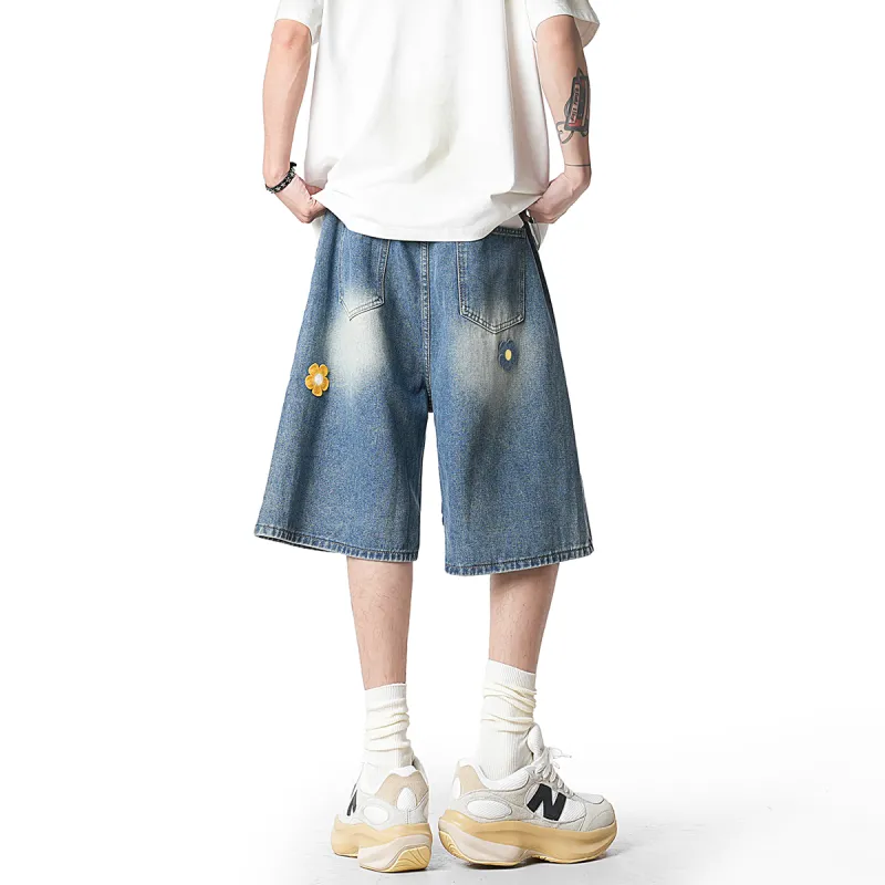 DJ.SPIRIT Denim Shorts Unisex-9