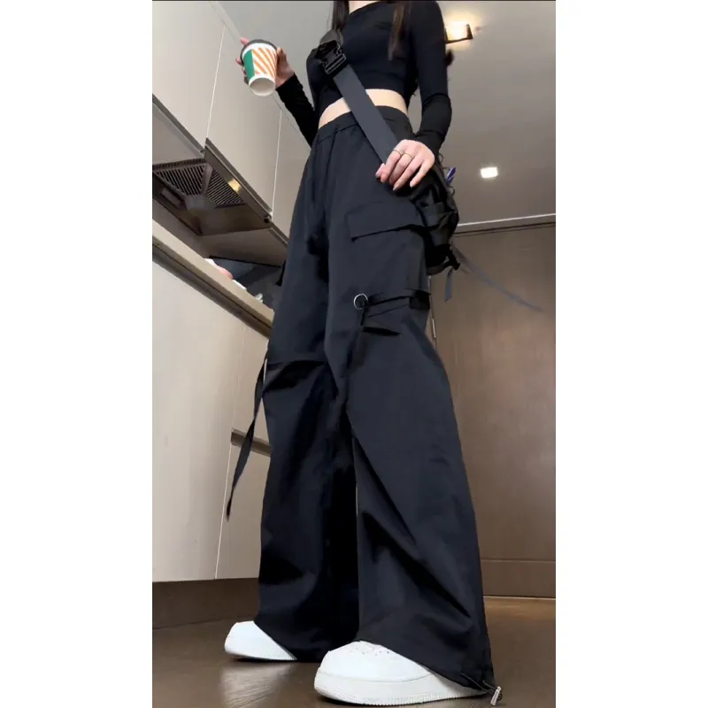 DJ.SPIRIT Casual Pants Unisex Black-4